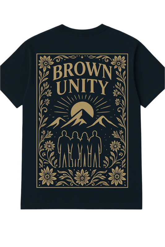 Brown Unity Tee